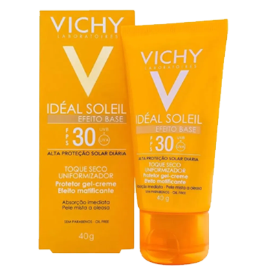Vichy Ideal Soleil Textura Seca Fps30 Cor 40 G