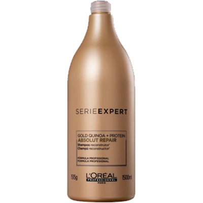 L'oréal Professionnel Absolut Repair Gold Quinoa + Protein   Shampoo Tamanho Profissional   1500ml