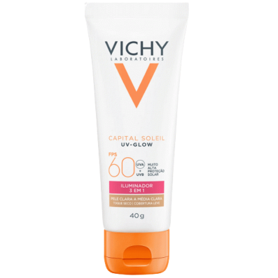 Vichy Capital Soleil Uv Glow C/ Cor Fps60 40 G