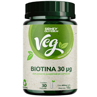 Biotina Vegana  S.O. 30 Caps