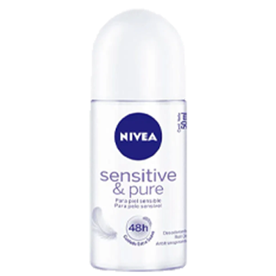 Desodorante Nivea Roll Feminino Sensitive Pure 50 Ml