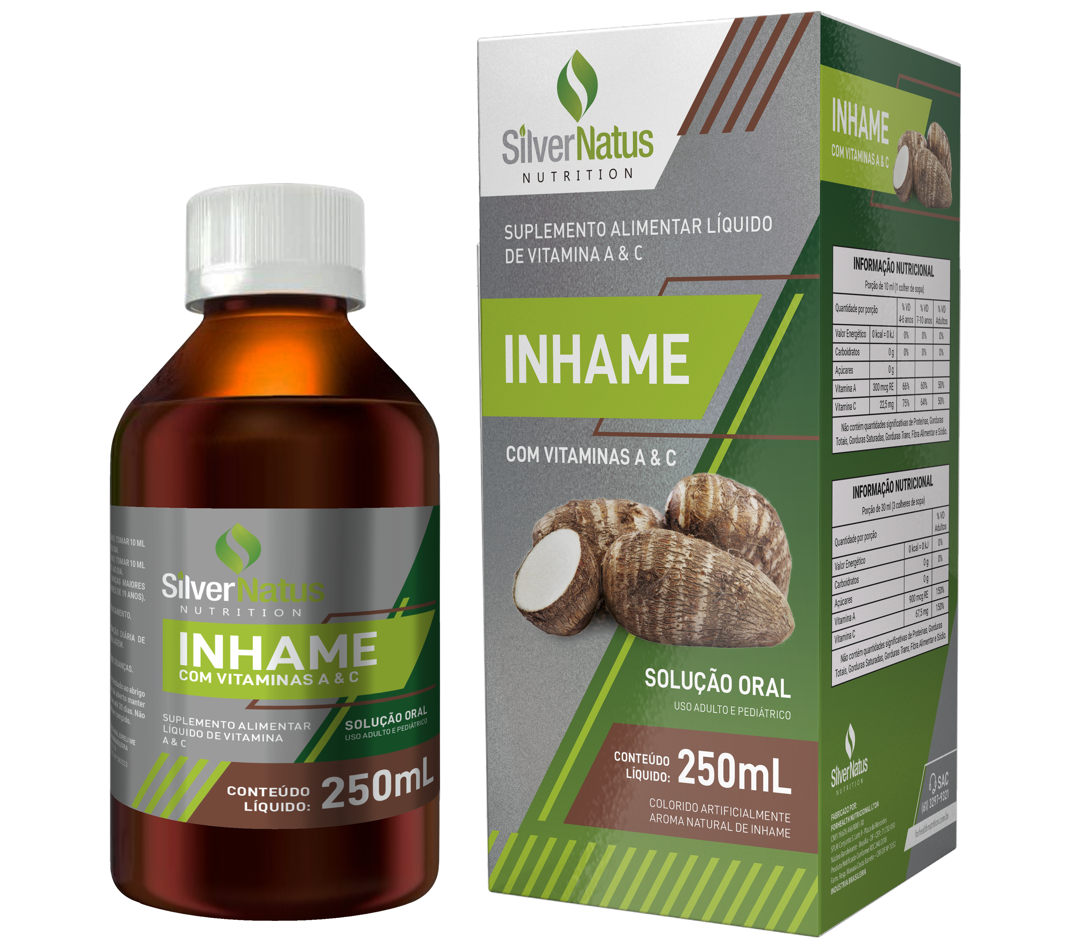 Elixir De Inhame Silver Natus 250 Ml
