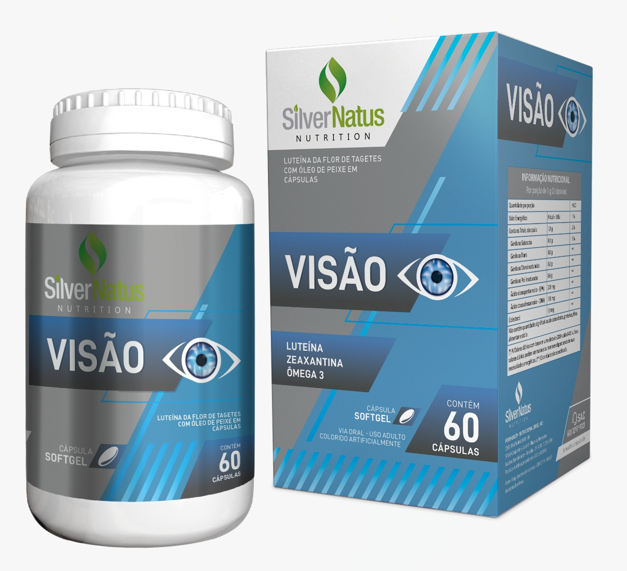 Silvernatus Visao Lutein+Zeaxant 60 Cps