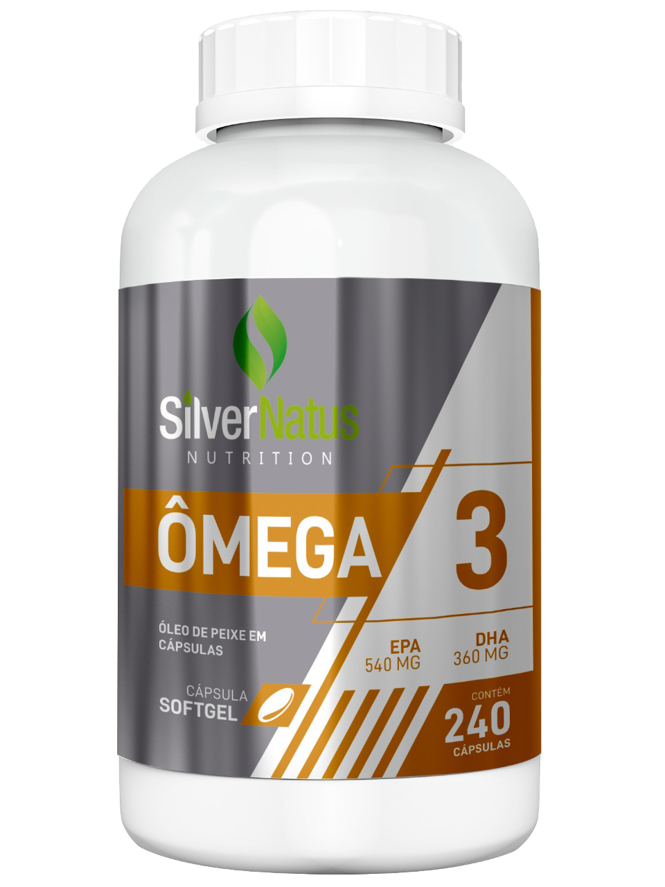 Omega 3 Silver Natus 240 Caps Softgel